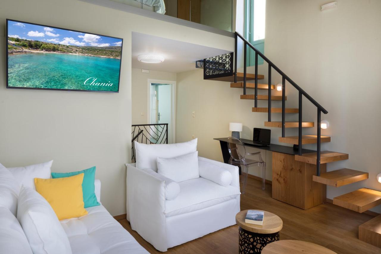 Iosifinas Boutique House Apartman Hriszí Aktí Haniá Kültér fotó